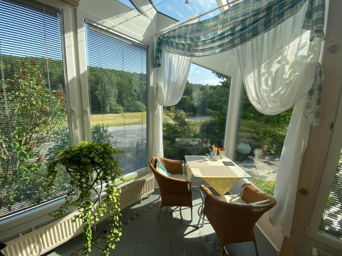 Pension-Ferienwohnung Liesbachtal Direkt Am Waldrand Bayerische Rhoen Schönau an der Brend Exterior foto