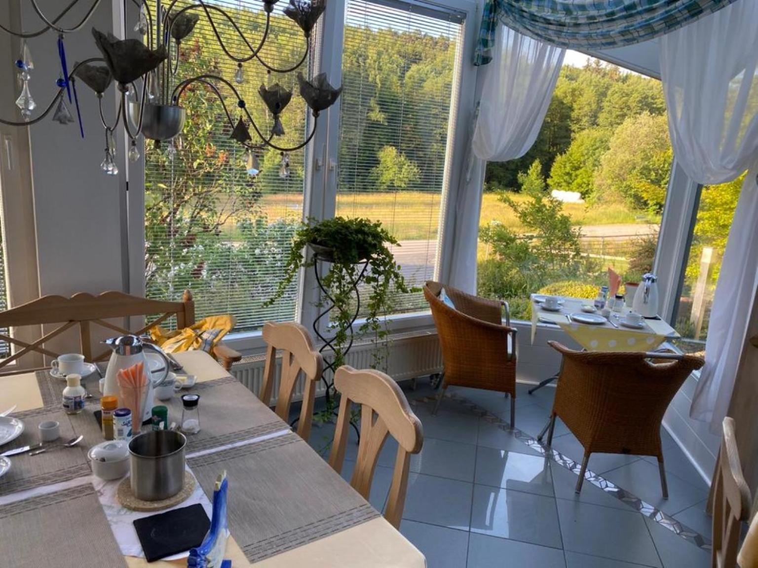 Pension-Ferienwohnung Liesbachtal Direkt Am Waldrand Bayerische Rhoen Schönau an der Brend Quarto foto